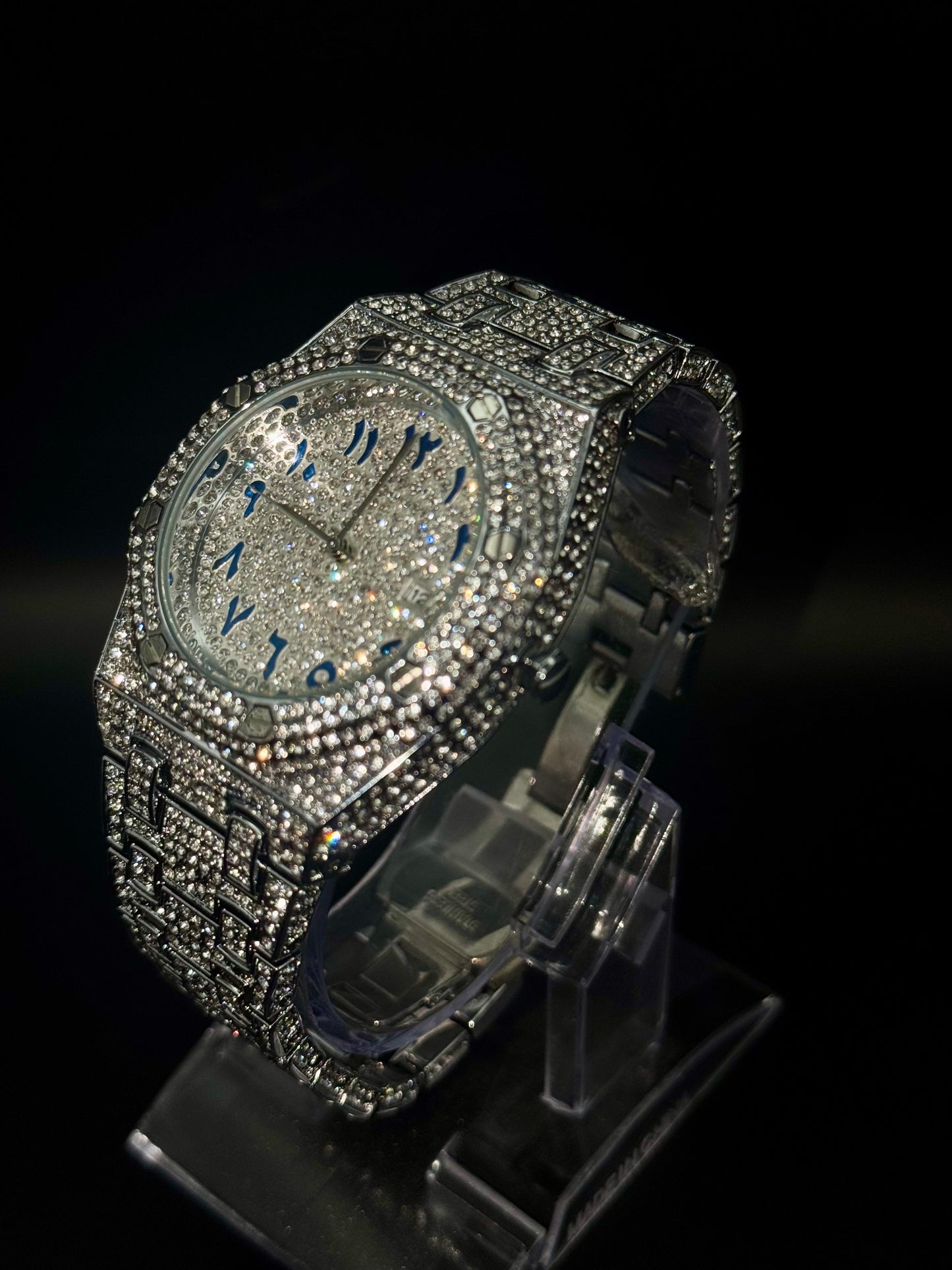 Iced-Out Arabic Dial Mod - SeyaWatches