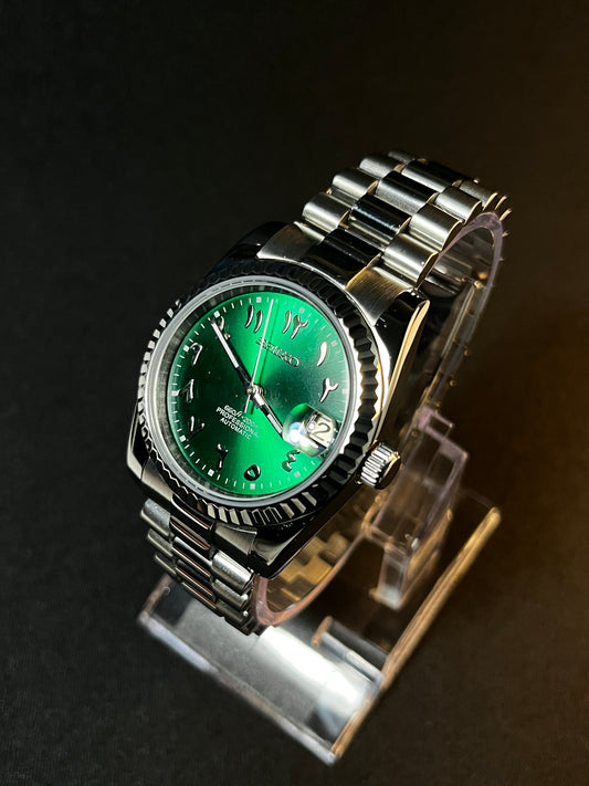 Emerald Green - Arabic Seiko dial